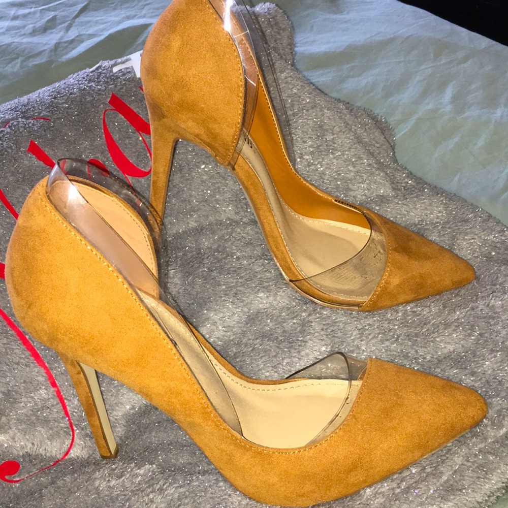 JUST FAB Cognac pumps🥃